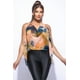 thumbnail image 1 of Saronite Blusa Casual con Espalda Abierta, Cuello Vuelto y Tirantes Finos Ajustables, Azul Marino (para Mujer), 1 of 4