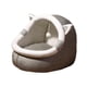thumbnail image 1 of Cama Para Gatos, Cueva, Perrera, Dormir, Semicerrada, Nido Para Gatos, Para Cachorros, Perros, Gatitos, L, Gris, 1 of 5
