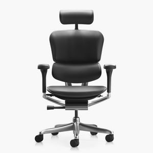 Form Office - Silla Ergohuman Elite 2 Cuero Negro C/Cabecero