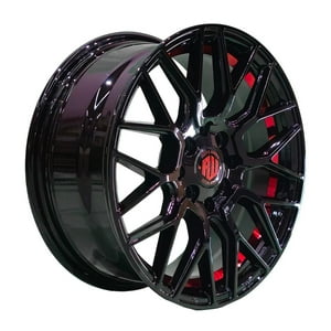 Force - Set 4 Llantas 15X7 4X100/4X114 Et35 Moses B-Uc-Red