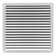 thumbnail image 1 of Celosía Ventilación Pvc C/pestaña 17x17cm Blanco 1un Dvp, 1 of 3