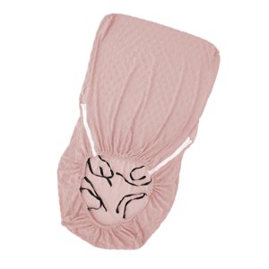 Bothyi - Funda Para Silla Con Brazo De Madera, Accesorio Elástico Para Silla, Decoración Elegante, Color Rosa Claro