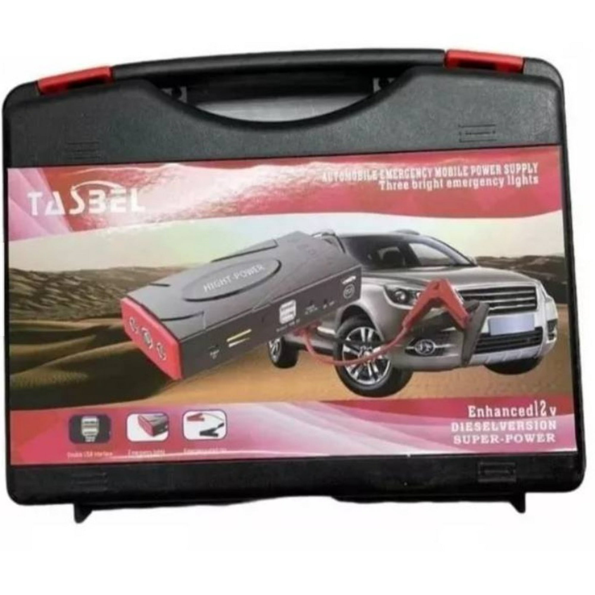 Tomasstore - Partidor De Auto Batería Kit Powerbank Cargador Celular