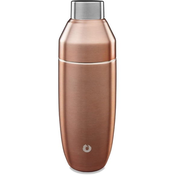 Coctelera Snowfox 620 ml Dorada con Jigger y Colador