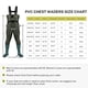 thumbnail image 2 of Chest Waders M10 para cazar y pescar con botas impermeables, 2 of 8