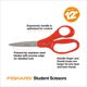 thumbnail image 2 of Tijera Fiskars Student 18 cm puntiaguda roja, hoja de 7 cm, 2 of 3