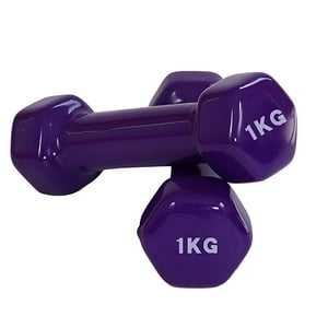 Müük - Pack De 2 Mancuernas De 1Kg Pvc Morado - Pa-K1-E4