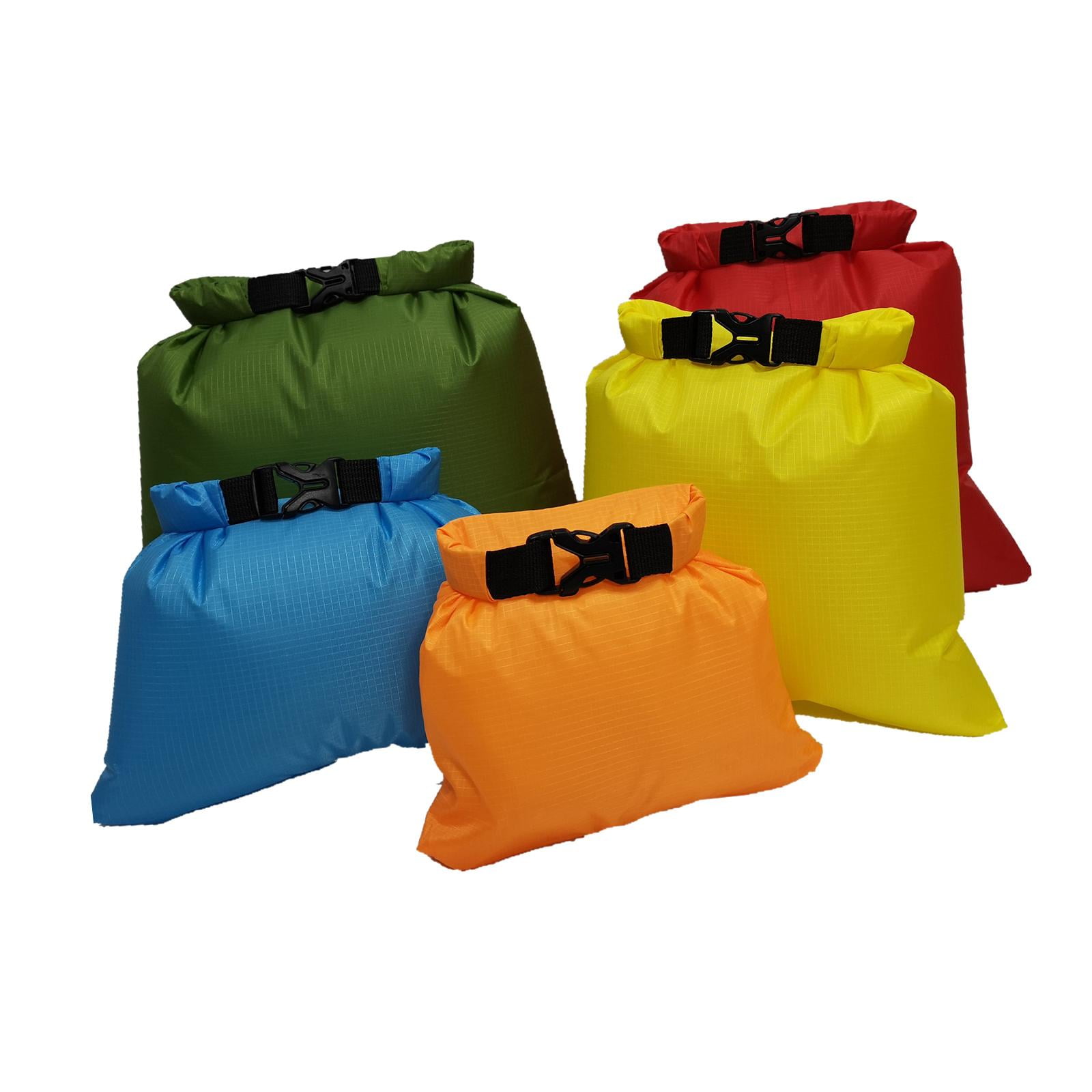 Magideal - 5 Piezas Saco De Secado Marino Bolsas Secas 1.5l 2.5l 3.5l 4.5l 6l Portátil Versátil Colores Mezclados Bolsa De Almacenamiento Al Aire Libre Para Pesc Estilo C