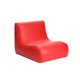 thumbnail image 1 of Sofa Komodo 1 Cuerpo Pu Rojo, 1 of 5