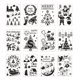 thumbnail image 5 of 12x Plantillas Navide?as Gnome Elk Sign Plantilla De Pintura Pastel Cuerpo álbum De Bricolaje, 5 of 5