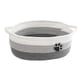 thumbnail image 4 of Cesta Tejida De Cuerda De Algodón, Cesta De Regalo Suave, Vacía Para Armario De Baño, Ropa, Blanco Y Gris, 4 of 5