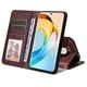 thumbnail image 3 of Funda Billetera para Honor X9B con Porta Tarjetas y Soporte Ajustable Marrón, 3 of 5