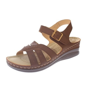 Vía Franca - Sandalia Confort Café Modelo Italiano