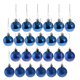 thumbnail image 4 of 24pcs 6cm bolas de navidad adornos de árbol de Navidad colgando decoraciones azul, 4 of 5