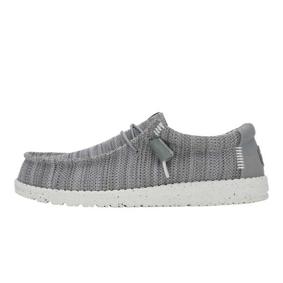 Zapatos HEYDUDE Wally Stretch Sox gris, ligeros