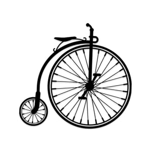 Bothyi - Rueda De Bicicleta Decoración De Pared De Metal Estética Decorativa Para Café Regalos Jardín