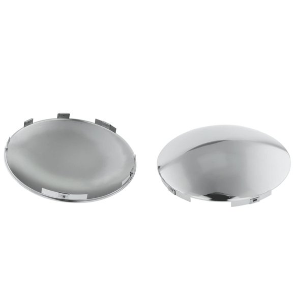 Tapa de cubo CHDT66 de 2 piezas con cúpula cromada y altura de reborde 7/16"