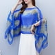 thumbnail image 3 of Stylish Paisley Print Chiffon Shawl - Perfect for Boho Trend, Sunscreen Wrap, Travel & Beach!, 3 of 3