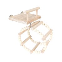 Ioensy - Plataforma Para Percha Para Pájaros, Juguete Para Masticar Loros Y Pájaros, Soporte De Ejercicio Para Loros Pequeños Y Medianos