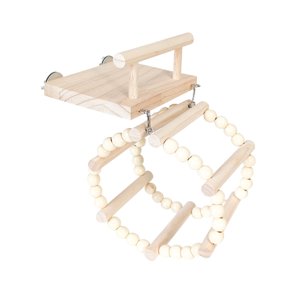 Ioensy - Plataforma Para Percha Para Pájaros, Juguete Para Masticar Loros Y Pájaros, Soporte De Ejercicio Para Loros Pequeños Y Medianos