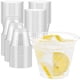 thumbnail image 1 of Vasos de plástico Dealusy de 9 oz (paquete de 100) para vino, cóctel y ponche, 1 of 7