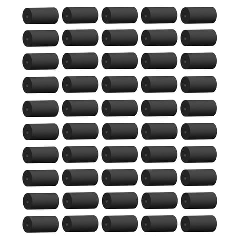 Magideal - 10/50Pcs Bike Brake Cable Silicone Rings Brake Line Octagonal O-Rings Cycling Accessories , Negro 50Pc Rc126