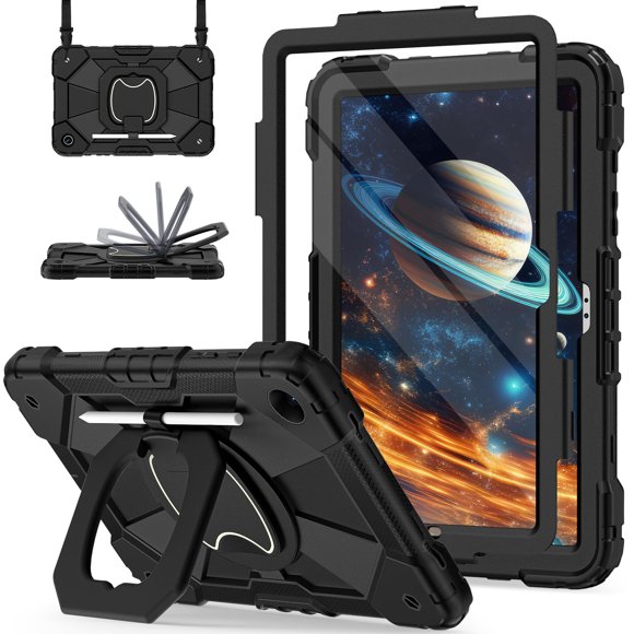Funda para Tablet Scnioy Galaxy Tab A9+/A11+ 11" Negra