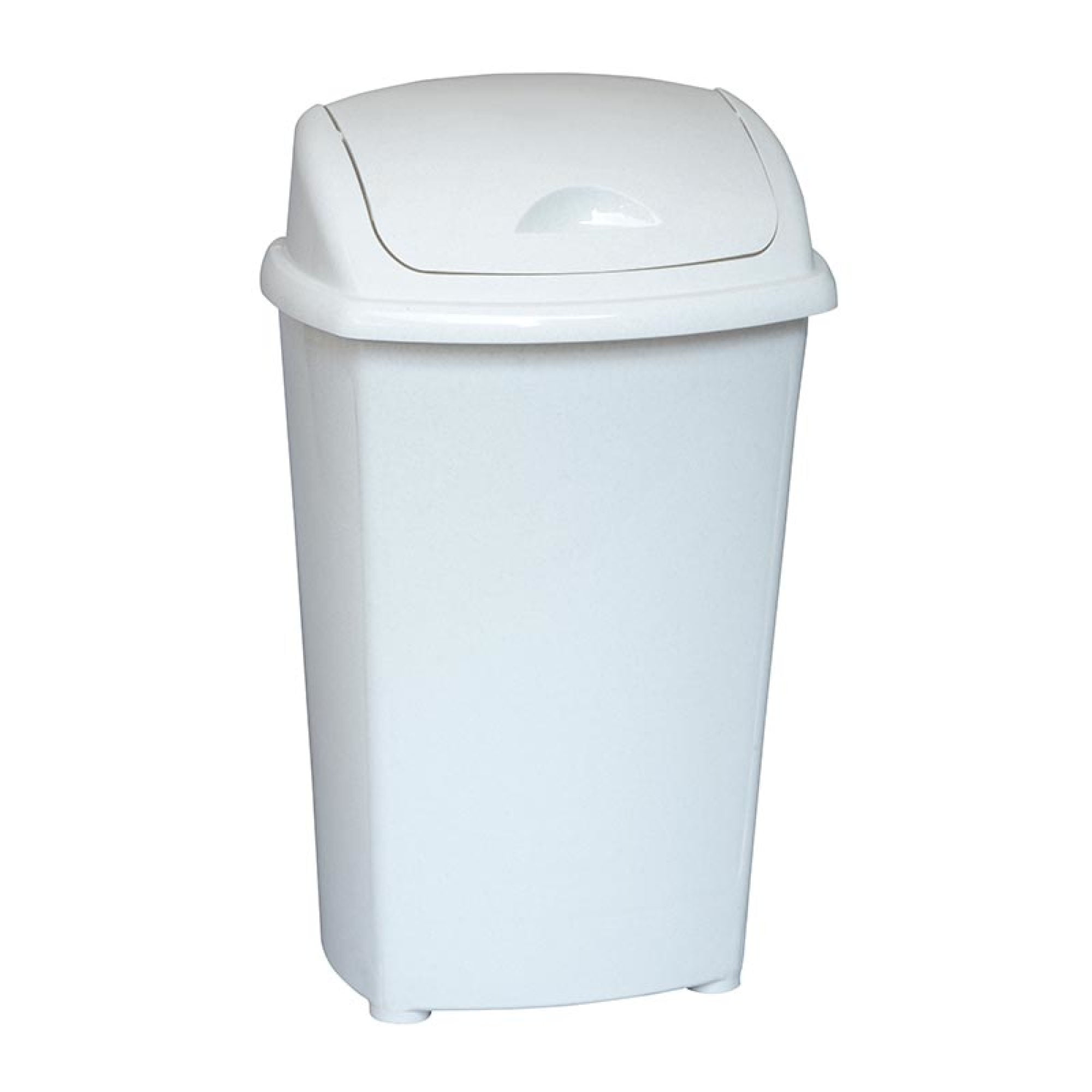 Basurero Vaiven 60l Polipropileno Blanco 1 Un Innovaplast
