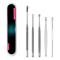 Genérico - 5 Pcs De Removedor Cerumen Limpia Oídos Kit Limpieza Orejas