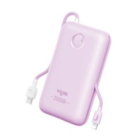 Cargador Portátil Viyisi De 20 000 Mah Y 30 W De Carga Rápida, Con Cables Integrados Y Pantalla Led