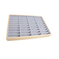 Magideal - Soporte De Brazalete Organizadores De Joyas Mujeres Multipropósito 40 Grids Exhibición De Almacenamiento Para Joyas De Transmisión De Compras En El Gris