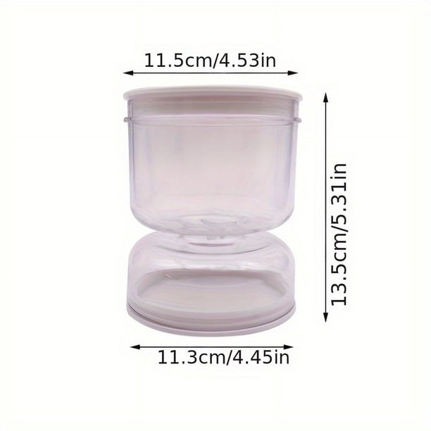 Portable Pickle Jar: 1pc Kitchen Wet & Dry Separation Dispenser for All Kinds of Pickles - Travel & Tour Ready!