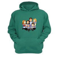 Genérico - Polerón Canguro Grey´S Anatomy Verde Aguamarina Talla S Unisex
