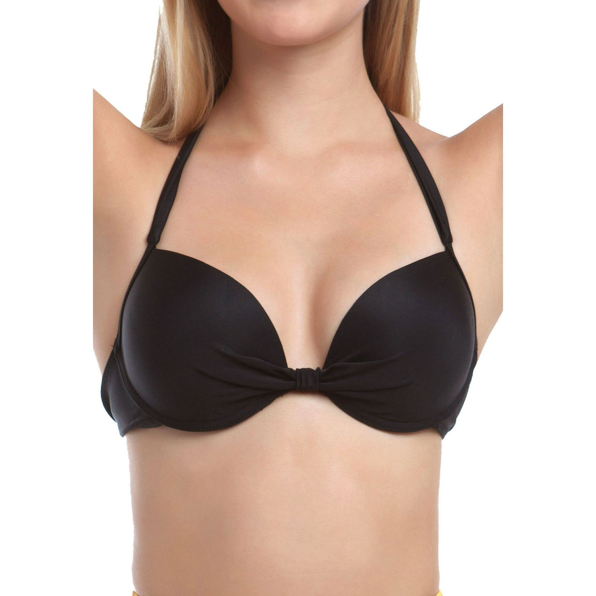 Samia - Bikini Estilo Sostén Clásico Negro Xxl