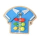 thumbnail image 1 of Piezas De Tablero Ocupado, Juguete De Viaje Multifuncional, Juguete Montessori Para Niños, Ropa Azul Preescolar, 1 of 5