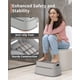 thumbnail image 5 of Taburete para inodoro MR.SIGA Squat Adult con escalón antideslizante, color gris claro, 5 of 6