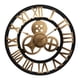 thumbnail image 4 of Reloj De Pared De Madera Retro Grande 3D Regalo De Calentamiento De La Casa Número Romano 40 Cm, 4 of 5