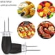 thumbnail image 2 of 10pcs/5 Pairs Corn Rack, Corn Holders, Stainless Steel Corn Stick Barbecue Fork Skewers For Home Cooking Party Camping (Black), 2 of 2