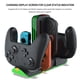 thumbnail image 2 of Dock de carga 6 en 1 para Joy-Con y controladores Pro con soporte organizador RGB compatible con Nintendo Switch2, 2 of 7