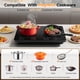 thumbnail image 3 of Estufa de inducción AMZCHEF portátil con 2 quemadores, 1800 W, certificación ETL, 3 of 8