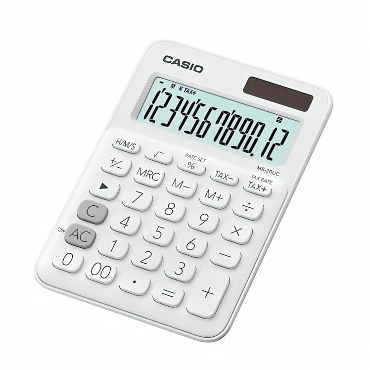 Calculadora Casio Tipo Mini Escritorio Sl-310c Blanco