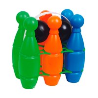 Juego Didáctico Bowling Plástico 6 Piezas + 2 Pelotas Dactic