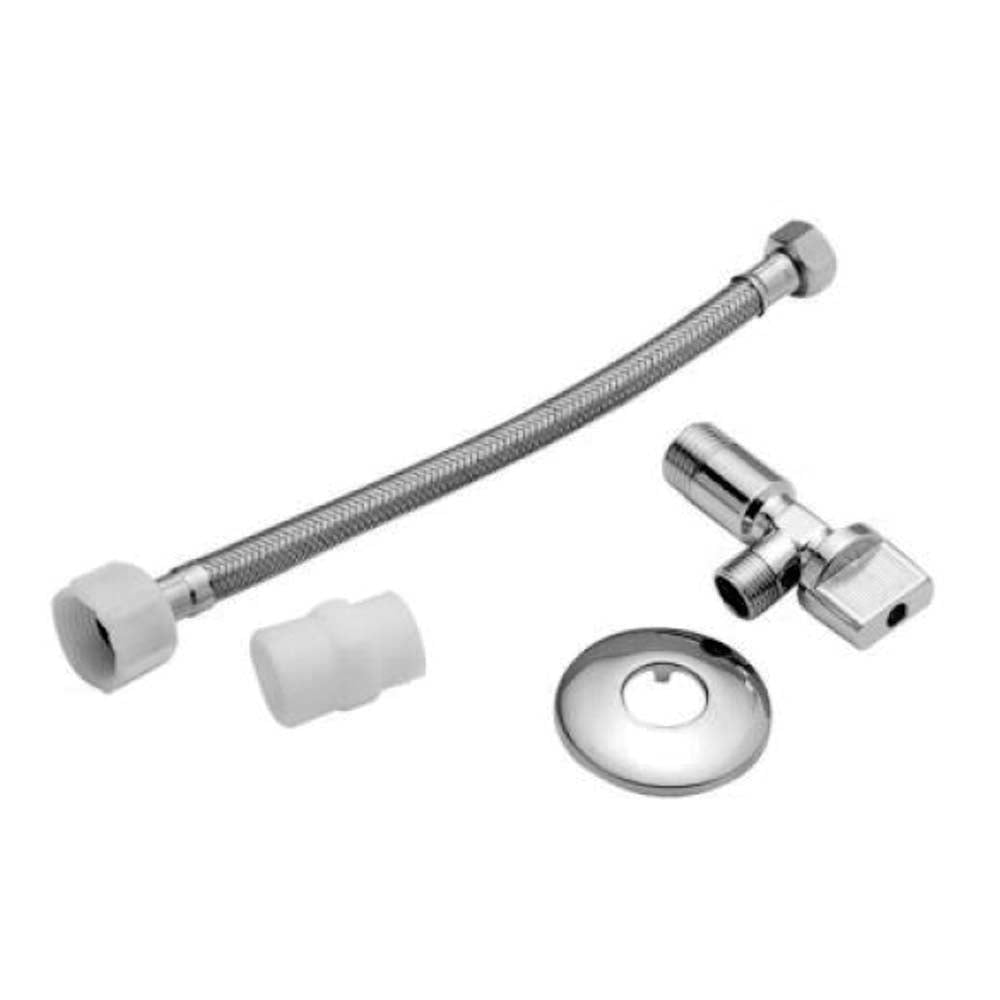 Stretto - Llave Angular 1/2x1/2 Y Flexible Metálico 1/2x15/16 De 35cm