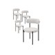 thumbnail image 1 of Pack 4 Sillas de Comedor Lino Acolchadas Denver - Beige, 1 of 3