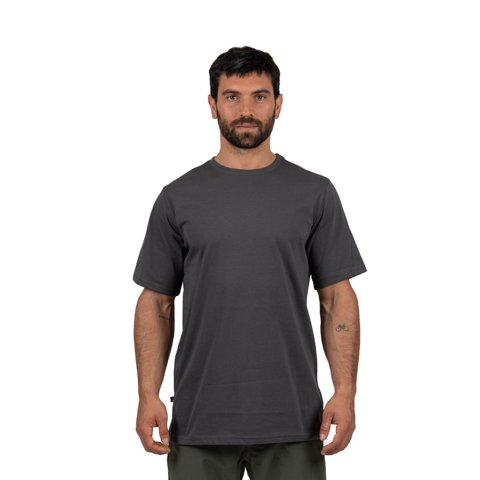 Polera Hombre Manga Corta Nepal Lhotse Gris S