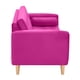 thumbnail image 5 of Sofa Retro 2c Felpa 05 Fucsia, 5 of 6
