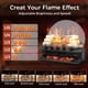 thumbnail image 4 of Juego de troncos para chimenea eléctrica de 21 pulgadas con sonido crepitante de 1500 W, 4 of 7