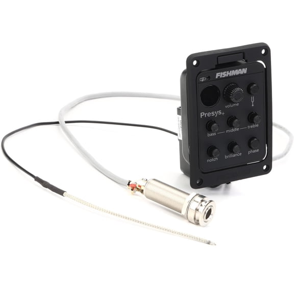 Sistema de pastillas para guitarra acústica Fishman Presys+ con afinador