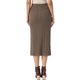 thumbnail image 3 of INSPIRE CHIC Falda de Punto de Cable para Mujer con Cintura Elástica A-Linea con Abertura Lateral Casual Falda Maxi de Punto Acanalado S Marrón, 3 of 6