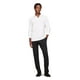 thumbnail image 3 of Polo De Manga Larga Para Hombre Corte Regular Blanco, 3 of 3